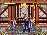 une photo d'Ã©cran de Burning Fight sur SNK Neo Geo